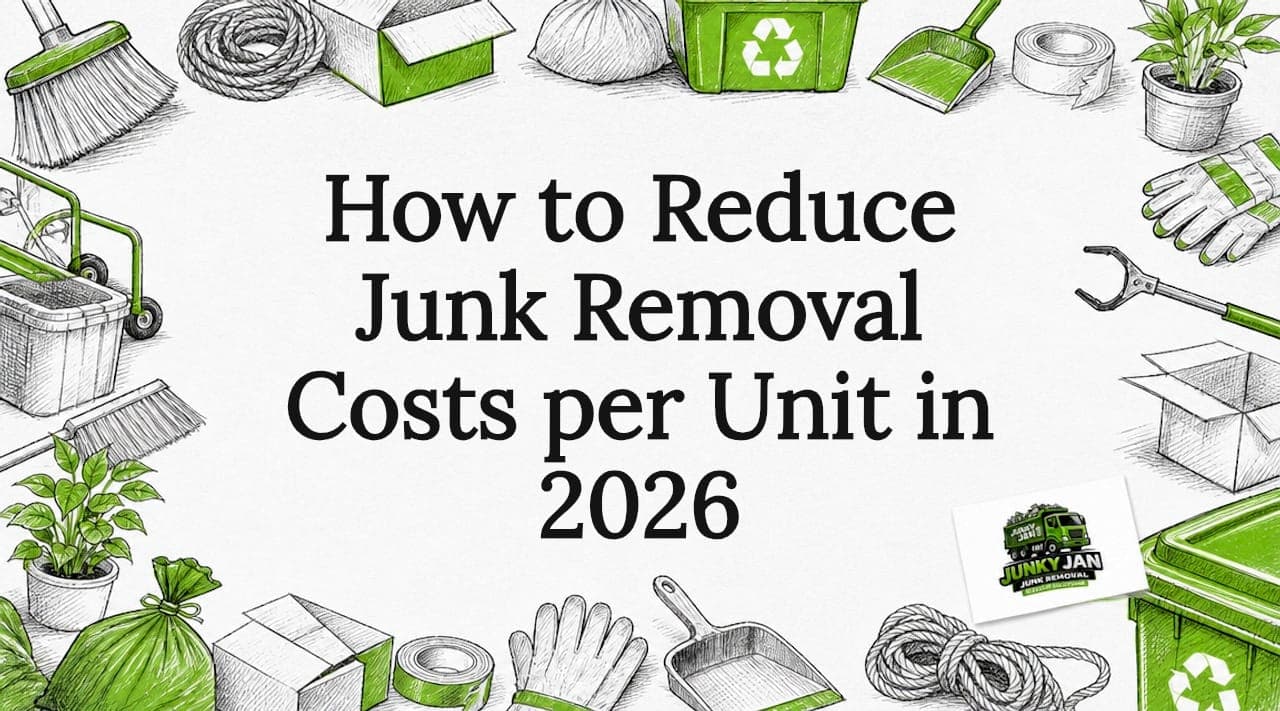How to Reduce Junk Removal Costs per Unit in 2026