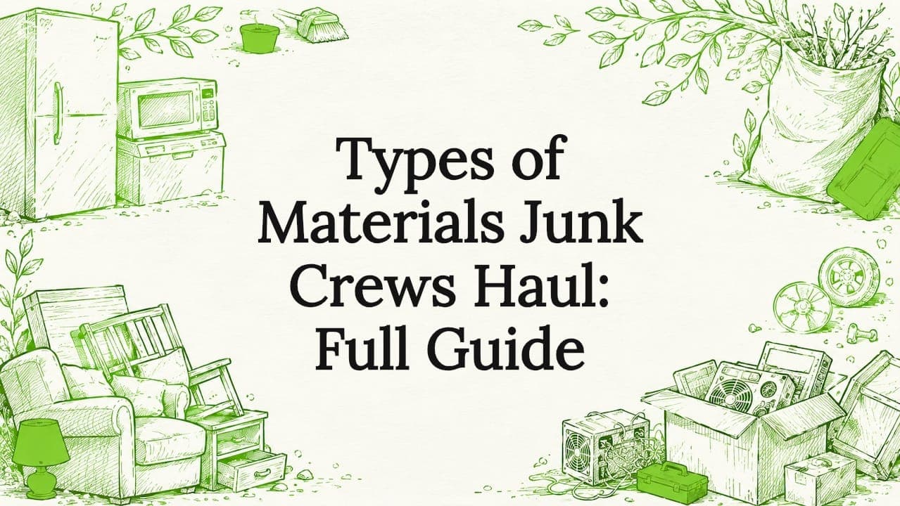 Types of Materials Junk Crews Haul: Full Guide